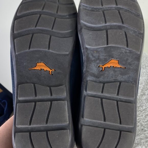 Tommy Bahama Mens 13 Odinn Camp Moccasins Boat Shoes Loafers Blue Driving - Picture 8 of 10